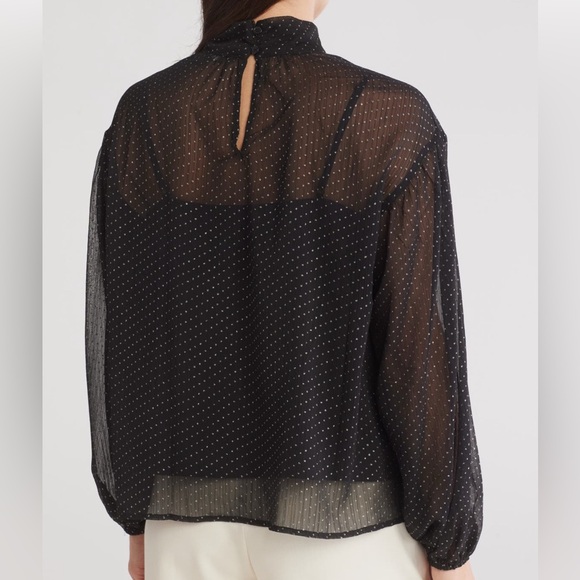 NWOT Sanctuary sheer Blouse. Ladies Small - Picture 2 of 13